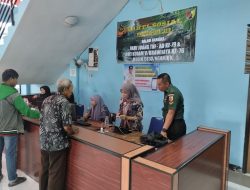 Meriahkan Hari Juang TNI-AD Kodim 0810/Nganjuk Bantu Pembuatan Akta Kelahiran