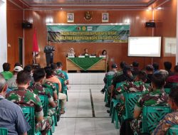 Kodim 0810/Nganjuk Sosialisasi Serapan Gabah Dan Beras Tahun 2025