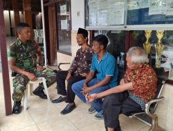Komsos Babinsa Koramil 0810/20 Ngluyu Terima Informasi Penting Dari Warga