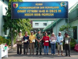 Sempurnakan Puasa Ramadhan 1446 H || Kodim Nganjuk Bayar Zakat Fitrah.