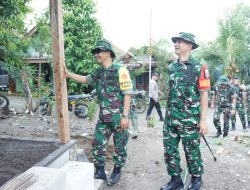 Tinjau Lokasi TMMD Ke-124 Kodim 0810/Nganjuk Tim Wasev Mabes TNI AD Apresiasi Kinerja Satgas TMMD di Nganjuk