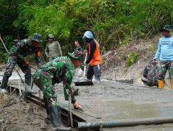 Semangat Babinsa wujudkan kesejahteraan masyarakat melalui TMMD
