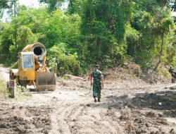 Dansatgas TMMD ke 124 Kodim Nganjuk Aktif Tinjau Sasaran Fisik