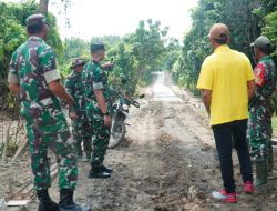 Motivasi Percepatan Cor Beton Jalan TMMD, Ini yang Dilakukan Dandim 0810 Nganjuk