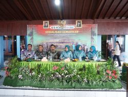 Satgas TMMD 124 Kodim Nganjuk Dan Dinas Perikanan Sosialisasikan Gemarikan