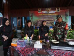 Satgas TMMD Kodim Nganjuk ikuti Pelatihan Teknis Pengolahan Hasil Perikanan Pada Warga Desa Ketandan