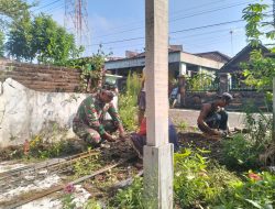 Satgas TMMD Ke 124 Siapakan Besi Cor Tandon Air Pomapanisasi di Ds. Jatipunggur Kecamatan Lengkong