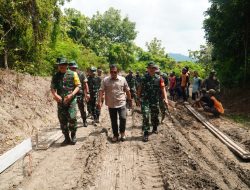 Tim Wasev Sterad Tinjau Progres TMMD Ke-124 di Desa Sumbermiri