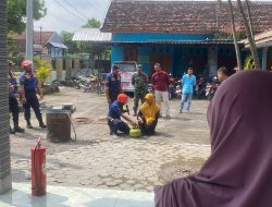 Satgas TMMD 124 || Antusias Warga Ikuti Sosialisasi Penanggulangan Dan Pencegahan Kebakaran