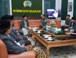 Ketua MUI Kabupaten Nganjuk Lakukan Audiensi ke Kodim 0810/Nganjuk