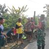 Babinsa Desa Tempuran Koramil 0810/20 Ngluyu melaks Komsos dgn warga Binaannya