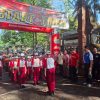 Dandim 0810/Nganjuk Hadiri dan Berangkatkan Lomba Gerak Jalan Tingkat SD/MI dalam Rangka HUT ke-80 Kemerdekaan RI
