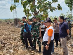 Dandim 0810/Nganjuk Tinjau Lokasi Rencana Pembangunan Batalyon Teritorial Pembangunan di Desa Salamrojo