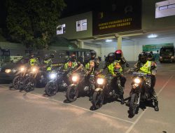 TNI dan Banser Patroli Malam Bersama, Jaga Ketentraman Kota Nganjuk