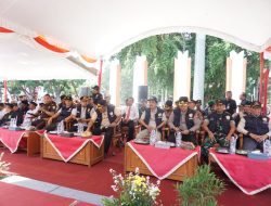 Pengukuhan PALMERA: Pendekar Anjuk Ladang Melindungi Rakyat, Dandim Nganjuk Bersama Forkopimda Hadir Beri Dukungan