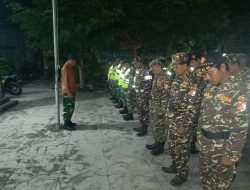 Koramil 0810/02 Bagor Gelar Patroli Gabungan Bersama Banser, Ciptakan Rasa Aman di Wilayah