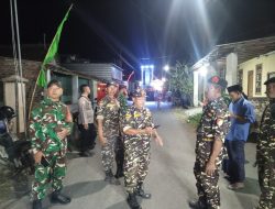Sinergi TNI, Polri, dan Banser Amankan Kegiatan Sholawatan di Mojorembun, Rejoso