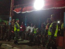 Patroli Keliling Koramil 0810/09 Ngronggot Bersama Banser dan Gelar Poskampling