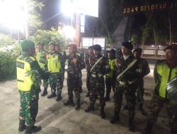 Koramil 0810/12 Pace dan Banser Gelar Patroli Gabungan di Kecamatan Pace