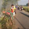 Ciptakan Lingkungan Bersih, Babinsa Bagor Gelar Kerja Bakti Bersama Warga