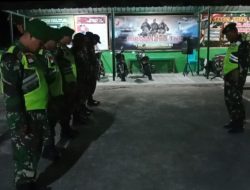 Sinergitas TNI dan Banser di Nganjuk, Jaga Kamtibmas Lewat Patroli Bersama