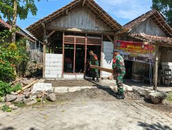 Babinsa Koramil 0810/15 Rejoso Terus Kebut Pengerjaan Rutilahu, Wujud Nyata Kepedulian TNI untuk Rakyat