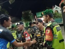 Patroli Keliling Koramil 0810/10 Tanjunganom Bersama Banser Jaga Kondusifitas Wilayah
