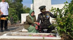 Kodim 0810/Nganjuk Gelar Ziarah di TMP Yudha Pralaya, Peringati HUT ke-80 TNI