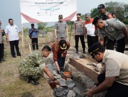 Dandim 0810 Nganjuk Ikuti Video Converence Dan Peletakan Batu Pertama Pembangunan 80.000 Gerai Koperasi Desa Merah Putih