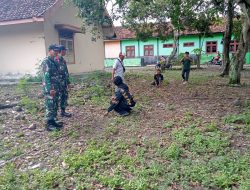 Babinsa Desa Wengkal Dampingi Perangkat Desa dalam Pengukuran Tanah untuk Pembangunan Koperasi Desa Kelurahan Merah Putih (KDKMP)