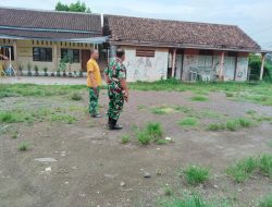 Danramil Prambon Cek Lokasi Lahan Koperasi Desa/Kelurahan Merah Putih (KDKMP) di Desa Mojoagung
