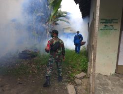 Babinsa Koramil Kertosono Melaksanakan Pendampingan Foging Di Wilayah