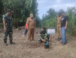 Babinsa Koramil 0810/15 Rejoso Laksanakan Safari Penanaman Peringati Hari Menanam Pohon Sedunia di Wilayah Binaannya