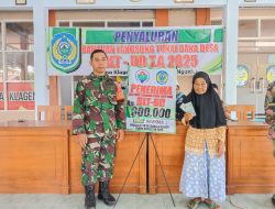 Agar Lebih Tertib, Babinsa Desa Klagen Dampingi Penyaluran BLT Dana Desa Tahun 2025