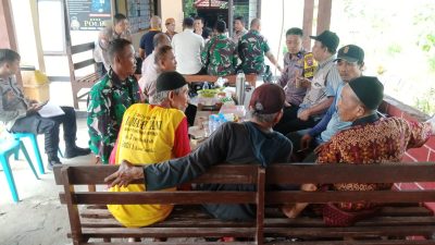 Forpincam ngetos melaksanakan koordinasi bersama tokoh masyarakat menjelang nataru.
