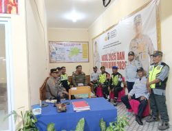 Babinsa Desa Ngetos Bersama Tiga Pilar Laksanakan Pengamanan Natal