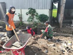 Babinsa Melaksanakan giat Pendampingan pembangunan KDKMP Desa Mabung Kec Baron Kab. Nganjuk