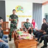 Perkuat Sinergi, Dandim 0810 Nganjuk Ngopi Bareng Insan Media