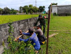 Danramil dan Camat Prambon Hadiri Pemasangan Bouwplank dan Tasyakuran Pembangunan KDKMP Desa Kurungrejo