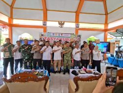 Dandim 0810/Nganjuk Ikuti Panen Raya dan Pengumuman Swasembada Pangan Bersama Presiden RI Secara Vicon