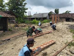 Babinsa Desa Lengkonglor Aktif Kawal dan Dampingi Pembangunan KDKMP