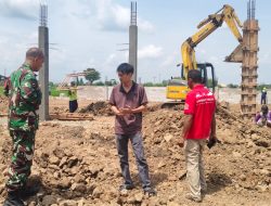 Babinsa Bersama Aparatur Desa Bersinergi Mengawasi dan Mengawal Pembangunan Koperasi Merah Putih