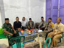 Babinsa dan Bhabinkamtibmas Silaturahmi dengan Tokoh Agama, Ajak Hindari Perpecahan