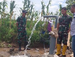 Dandim 0810/Nganjuk Tinjau Pembangunan Submersible Pump di Desa Genjeng