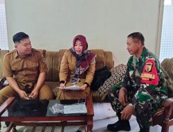 BABINSA KORAMIL 0810/08 BARON DAMPINGI KEGIATAN POSYANDU DAN PENDATAAN BALITA SERTA IBU HAMIL DI DESA MABUNG