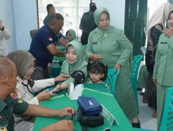 Kodim 0810/Nganjuk Gelar Donor Darah dalam Rangka HUT ke-80 Persit KCK