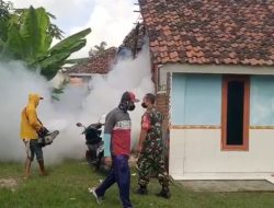 CEGAH DEMAM BERDARAH (DBD) BABINSA DAMPINGI KEGIATAN FOGGING