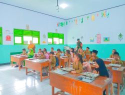 Babinsa Koramil 0810/05 Sawahan Dampingi Pendistribusian Program Makan Bergizi Gratis