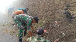 Menyambut Ramadhan Babinsa Koramil Kertosono Bersama Warga Adakan Kerja Bakti