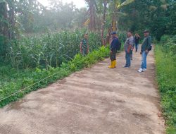 Babinsa Desa Bendoasri Bersama Perangkat Desa Laksanakan Koordinasi Penggunaan Lahan Perhutani untuk Pembangunan KDKMP